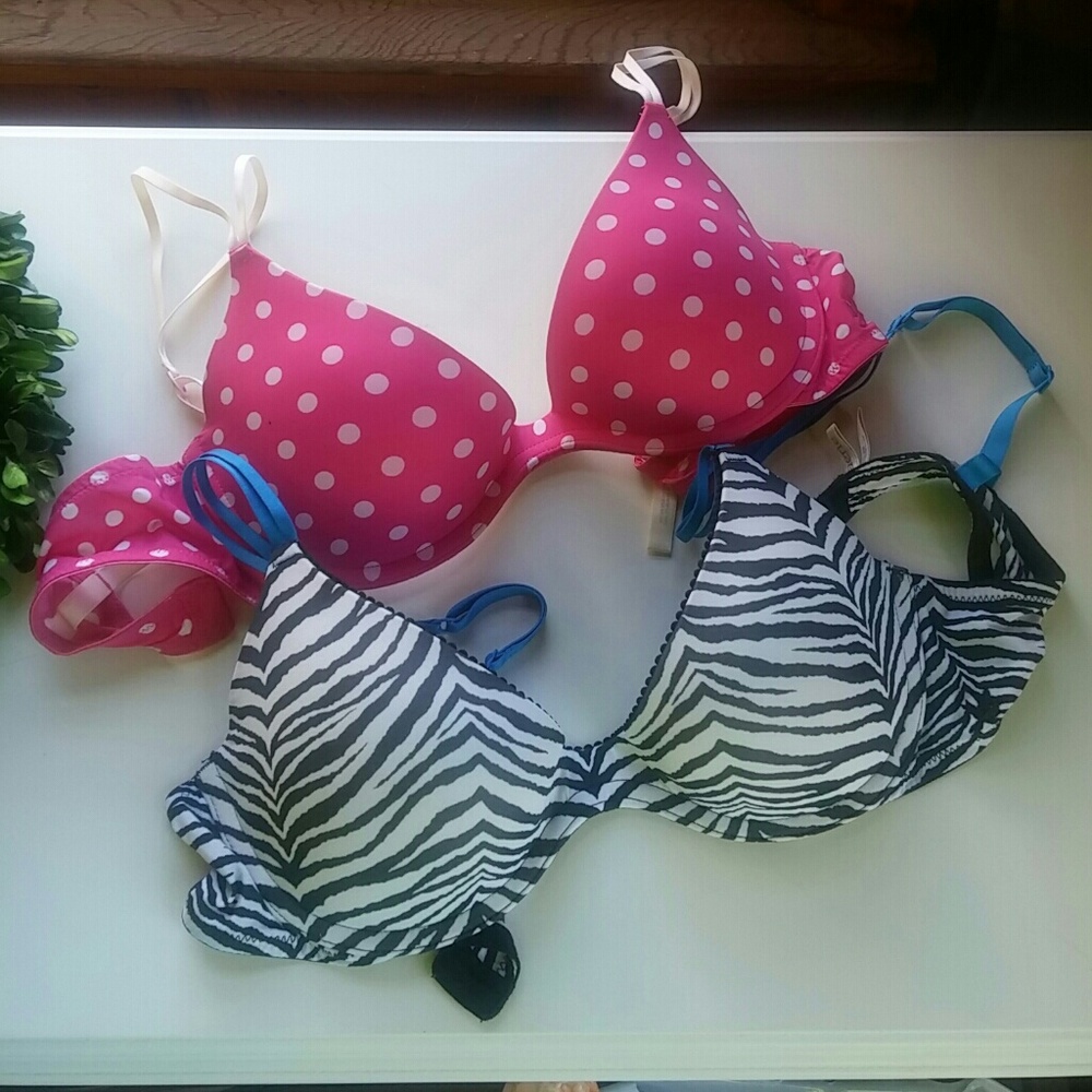 Set of 2 Aerie light push up bras